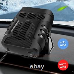12V 120W Car Truck Air Heater Cooling Fan Portable Windscreen Defogging Fast El