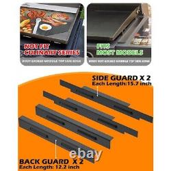 3XGriddle Accessories for Blackstone Grill Wind Screens Protect Flame Hold Heat