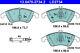 Brake Pad Set, Disc Brake Ate 13.0470-2734.2 Front Axle For Mercedes-benz