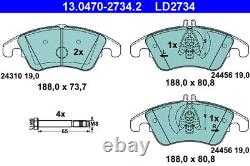 Brake Pad Set, Disc Brake Ate 13.0470-2734.2 Front Axle For Mercedes-benz