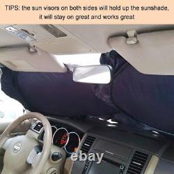 Car Front Windscreen Sun Shade Reflective Visor Screen Foldable SUV Truck Eyes
