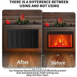 Fiber Blanket Fireproof Air Fireplace Screens Fireplaces Foldable Heating
