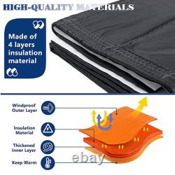 Fireproof Wind Blanket Heat Insulation Fireplace Blocker Energy Efficient Cover