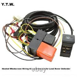 For Land Rover Defender Heated Windscreen & Wiring Kit / Oem Switch