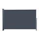 Garden Patio Terrace Privacy Screen Retractable Side Awning Wind Sunshade Fence