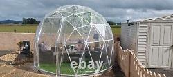 Hercules 3m Heavy Duty Dome Igloo Galvanized Steel framed Garden Pod Dining