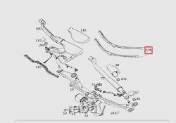 Mercedes-Benz Genuine Wiper Blades Heated Front Fits SL R231 A2318201245