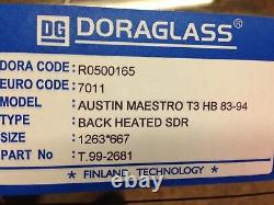 Mg Maestro Heated Rear Window Supply Only Bronze Toughened Rear Windscreen