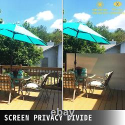 VEVOR Retractable Side Awning 71 x 118 PU Coated Privacy Sunshade Wind Screen